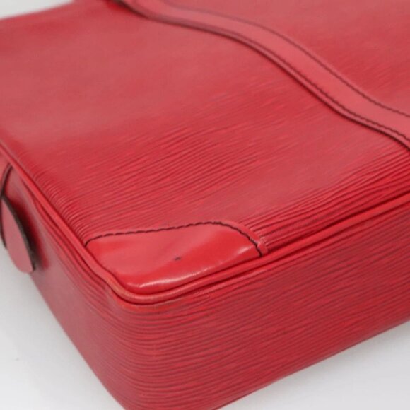 LOUIS VUITTON Epi Porte Documents Voyage Business Bag Red M54477 LV Auth 125781 - Picture 4 of 16